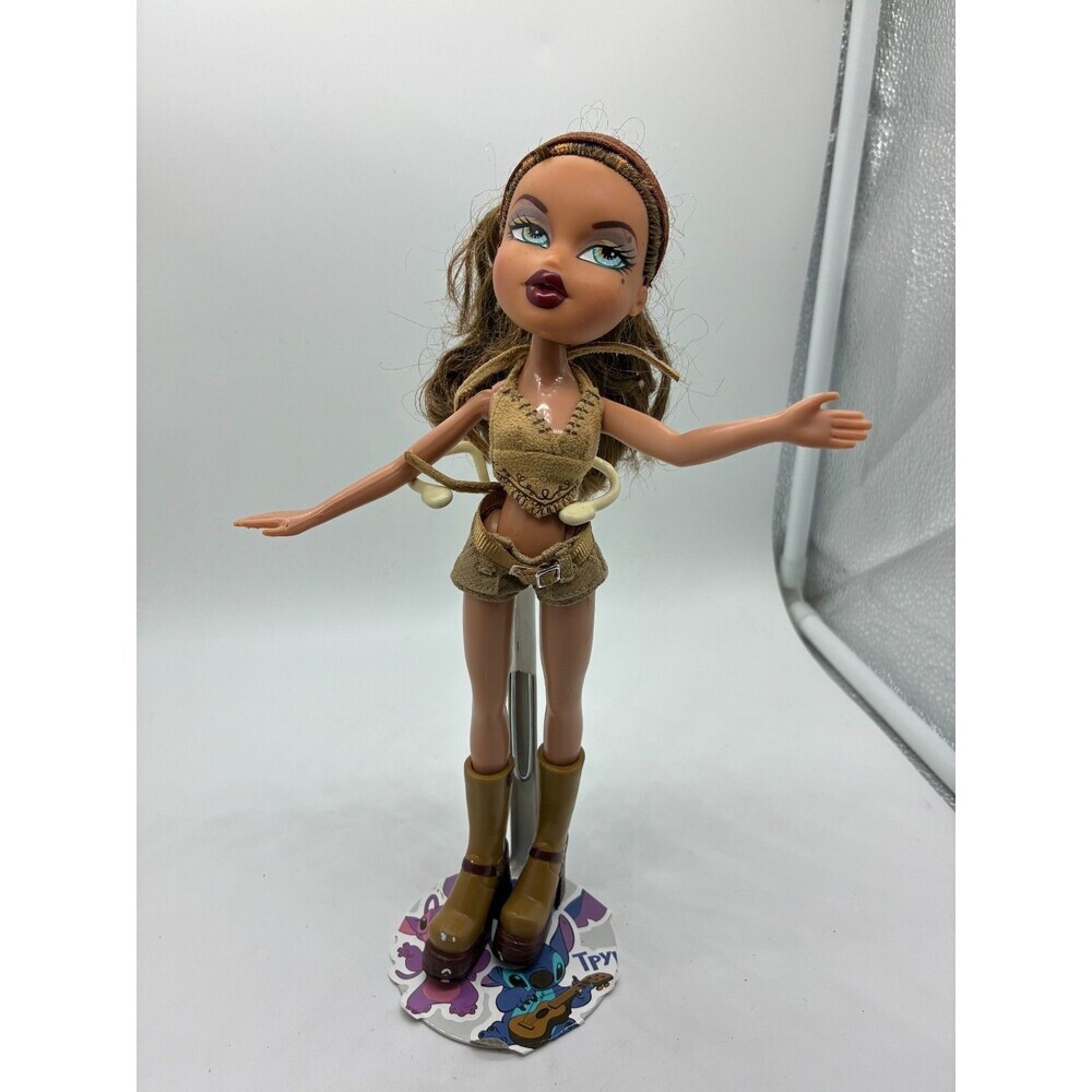 Rare Bratz Dana Doll Rock Angelz Collection 2005 Tan Outfit